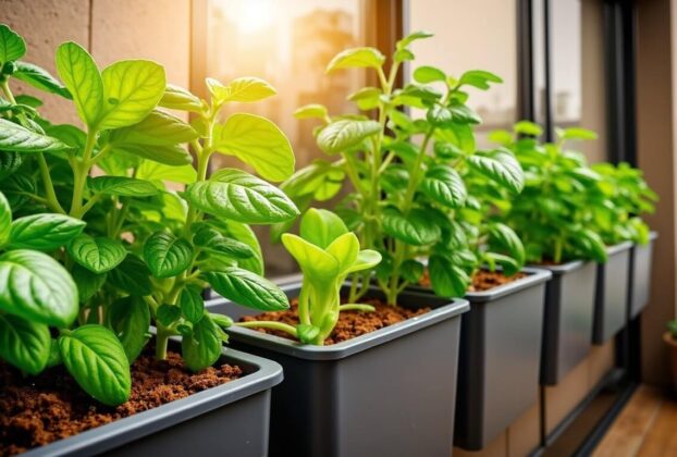 Horta Vertical em Apartamento